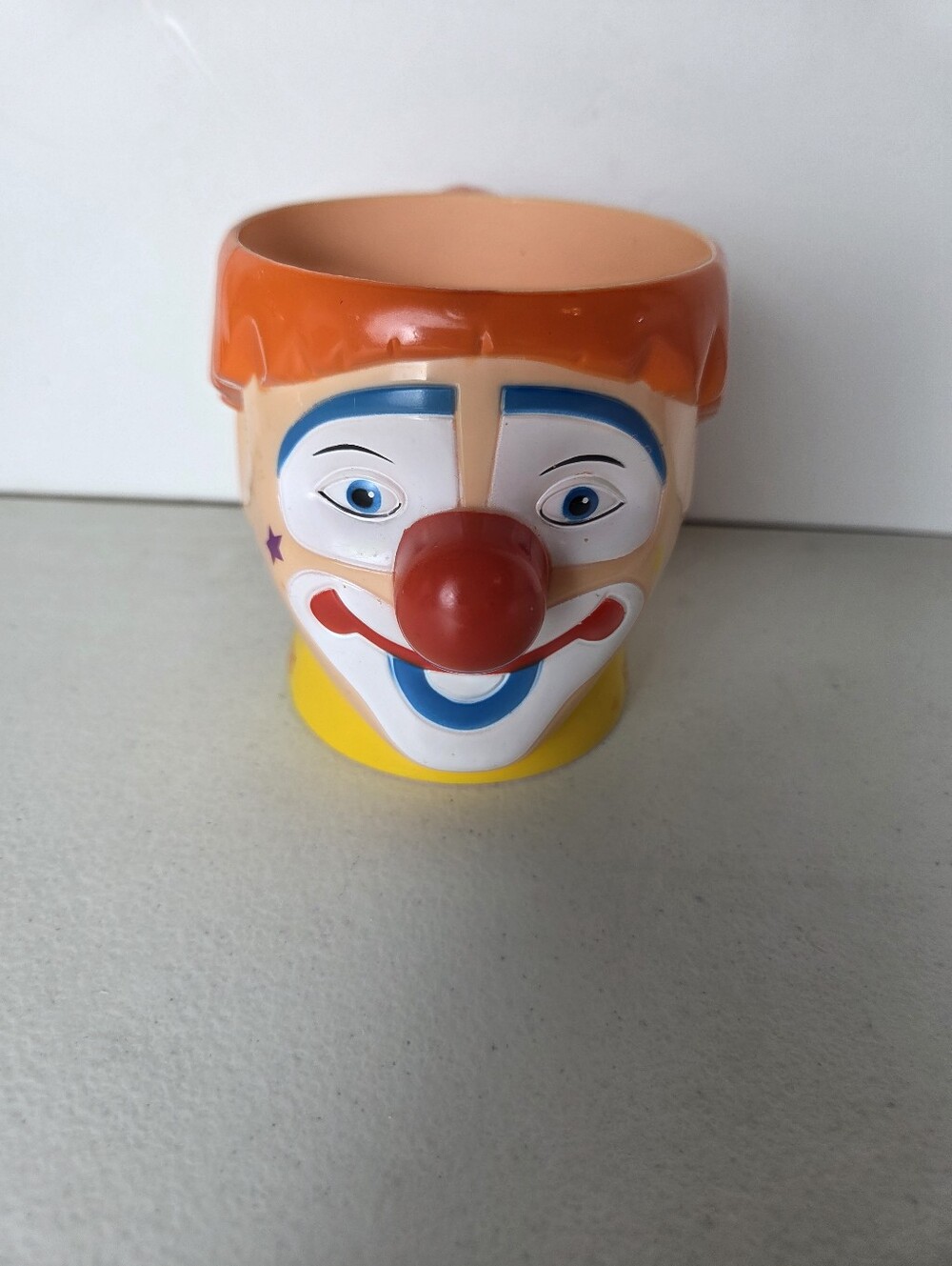 Ringling Bros Barnum & Bailey CIRCUS CLOWN Plastic Mug Souvenir
